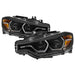 Spyder Auto 5084347 DRL LED Projector Headlights; Bulbs Included; Pair; Black; - Truck Part Superstore