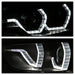 Spyder Auto 5084347 DRL LED Projector Headlights; Bulbs Included; Pair; Black; - Truck Part Superstore