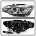 Spyder Auto 5084354 DRL LED Projector Headlights; Bulbs Included; Pair; Chrome; - Truck Part Superstore