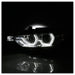 Spyder Auto 5084354 DRL LED Projector Headlights; Bulbs Included; Pair; Chrome; - Truck Part Superstore