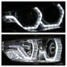 Spyder Auto 5084354 DRL LED Projector Headlights; Bulbs Included; Pair; Chrome; - Truck Part Superstore
