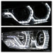 Spyder Auto 5084354 DRL LED Projector Headlights; Bulbs Included; Pair; Chrome; - Truck Part Superstore