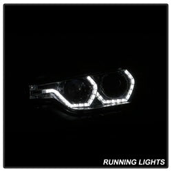 Spyder Auto 5084361 DRL LED Projector Headlights; Bulbs Included; Pair; Smoke; - Truck Part Superstore