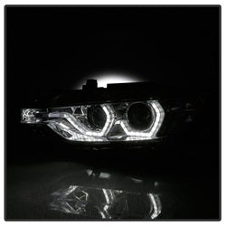Spyder Auto 5084361 DRL LED Projector Headlights; Bulbs Included; Pair; Smoke; - Truck Part Superstore