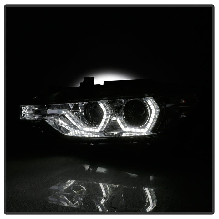 Spyder Auto 5084361 DRL LED Projector Headlights; Bulbs Included; Pair; Smoke; - Truck Part Superstore