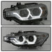 Spyder Auto 5084361 DRL LED Projector Headlights; Bulbs Included; Pair; Smoke; - Truck Part Superstore