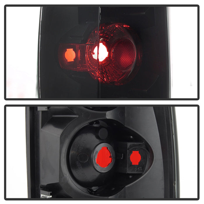 Spyder Auto 5084378 Euro Style Tail Lights; Black Smoke; - Truck Part Superstore