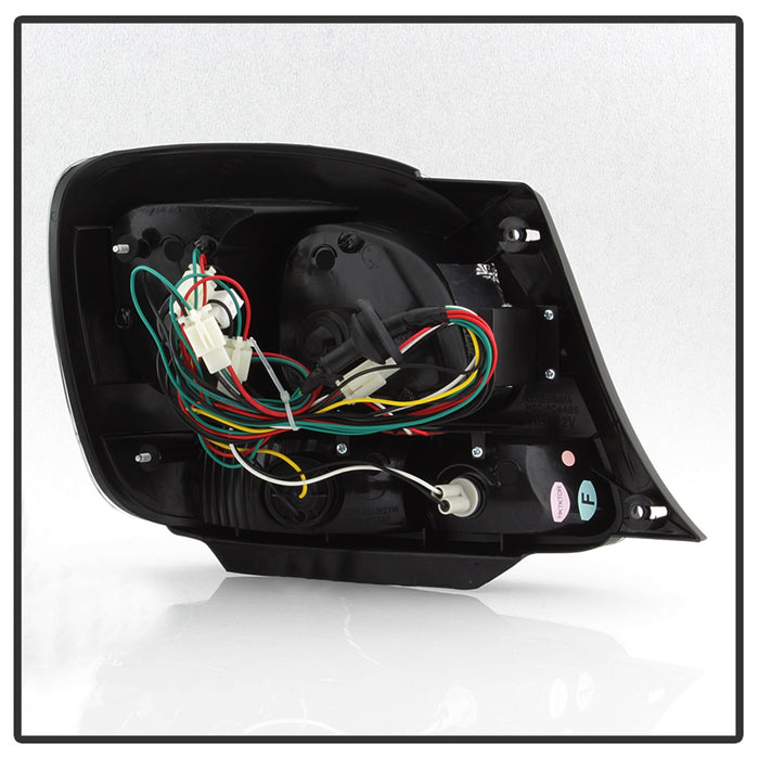 Spyder Auto 5084415 LED Tail Lights; Uses Stock Bulbs; w/Trunk Pcs.; 4 pc.; Black; - Truck Part Superstore