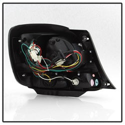 Spyder Auto 5084415 LED Tail Lights; Uses Stock Bulbs; w/Trunk Pcs.; 4 pc.; Black; - Truck Part Superstore