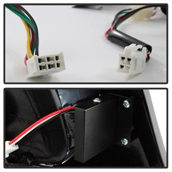 Spyder Auto 5084415 LED Tail Lights; Uses Stock Bulbs; w/Trunk Pcs.; 4 pc.; Black; - Truck Part Superstore