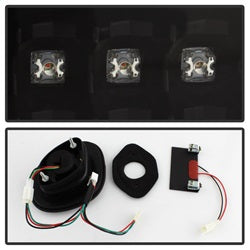 Spyder Auto 5084415 LED Tail Lights; Uses Stock Bulbs; w/Trunk Pcs.; 4 pc.; Black; - Truck Part Superstore