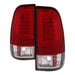Spyder Auto 5084453 Light Bar LED Tail Lights; Version 3; Red Clear; - Truck Part Superstore