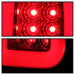 Spyder Auto 5084453 Light Bar LED Tail Lights; Version 3; Red Clear; - Truck Part Superstore