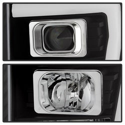 Spyder Auto 5084460 Projector Headlights; Light Bar DRL; Version 2; Black; - Truck Part Superstore