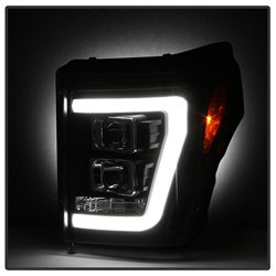 Spyder Auto 5084460 Projector Headlights; Light Bar DRL; Version 2; Black; - Truck Part Superstore