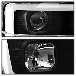 Spyder Auto 5084477 Projector Headlights; Light Bar DRL; Version 2; Black; - Truck Part Superstore