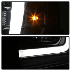 Spyder Auto 5084477 Projector Headlights; Light Bar DRL; Version 2; Black; - Truck Part Superstore