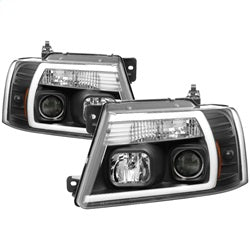 Spyder Auto 5084484 Projector Headlights; Light Bar; Black; - Truck Part Superstore