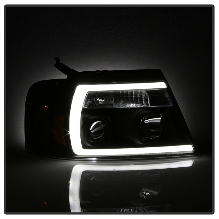 Spyder Auto 5084484 Projector Headlights; Light Bar; Black; - Truck Part Superstore