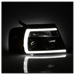 Spyder Auto 5084484 Projector Headlights; Light Bar; Black; - Truck Part Superstore