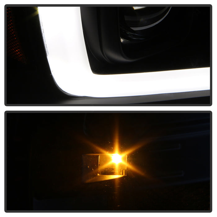 Spyder Auto 5084484 Projector Headlights; Light Bar; Black; - Truck Part Superstore