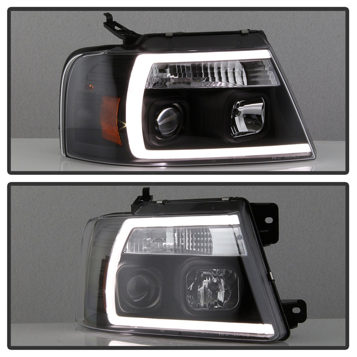 Spyder Auto 5084484 Projector Headlights; Light Bar; Black; - Truck Part Superstore