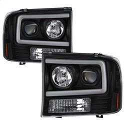Spyder Auto 5084491 Projector Headlights; Light Bar; Black; - Truck Part Superstore