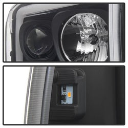 Spyder Auto 5084491 Projector Headlights; Light Bar; Black; - Truck Part Superstore