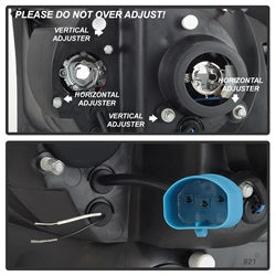 Spyder Auto 5084491 Projector Headlights; Light Bar; Black; - Truck Part Superstore