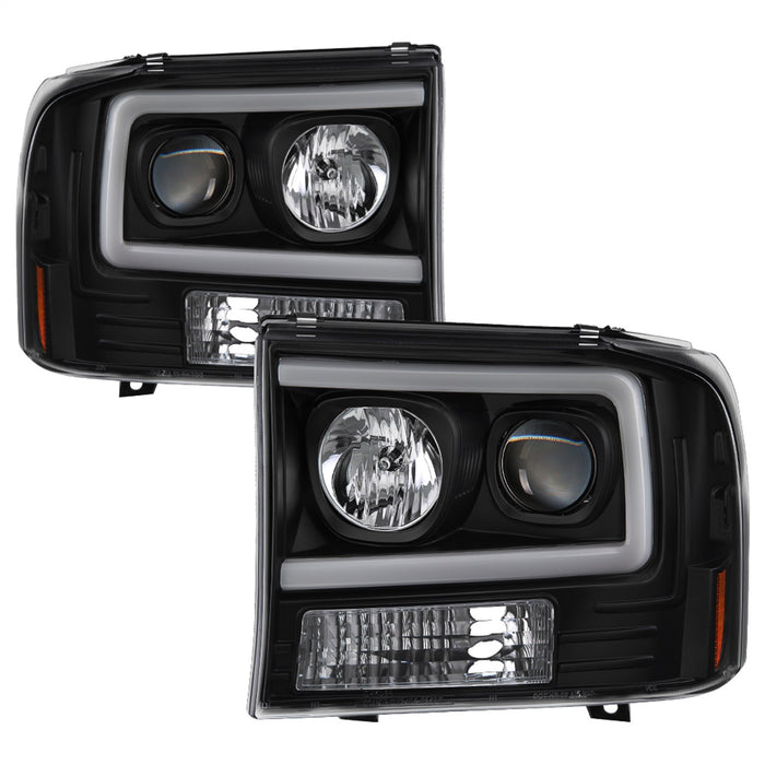 Spyder Auto 5084491 Projector Headlights; Light Bar; Black; - Truck Part Superstore