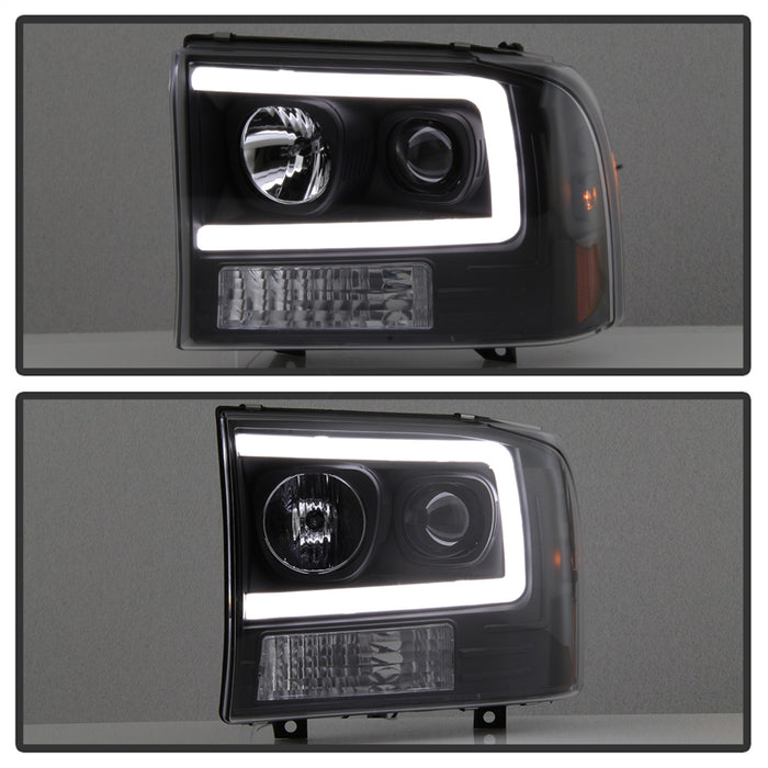 Spyder Auto 5084491 Projector Headlights; Light Bar; Black; - Truck Part Superstore