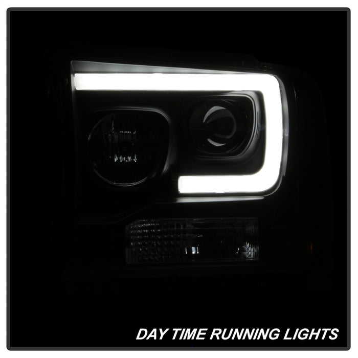 Spyder Auto 5084507 Projector Headlights; Light Bar; Black; - Truck Part Superstore