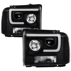 Spyder Auto 5084507 Projector Headlights; Light Bar; Black; - Truck Part Superstore