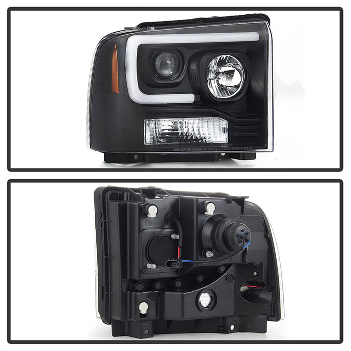 Spyder Auto 5084507 Projector Headlights; Light Bar; Black; - Truck Part Superstore