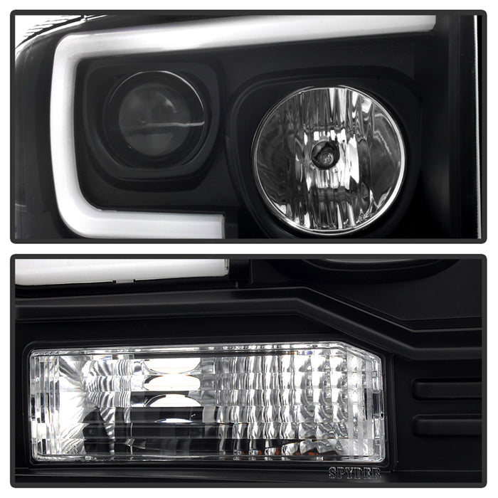 Spyder Auto 5084507 Projector Headlights; Light Bar; Black; - Truck Part Superstore