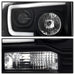 Spyder Auto 5084507 Projector Headlights; Light Bar; Black; - Truck Part Superstore