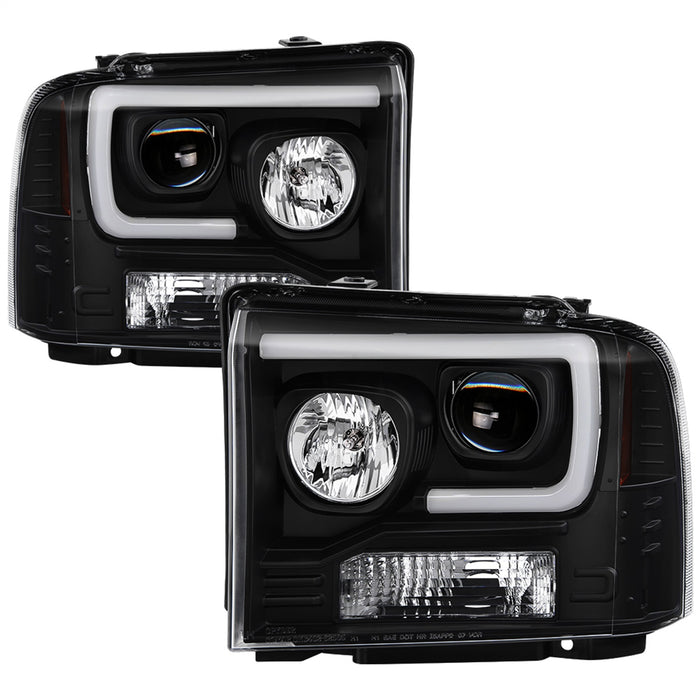Spyder Auto 5084507 Projector Headlights; Light Bar; Black; - Truck Part Superstore