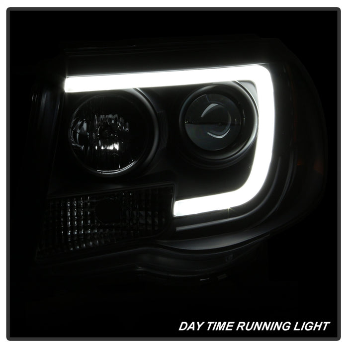 Spyder Auto 5084514 Projector Headlights; Light Bar DRL; Version 2; Black; - Truck Part Superstore