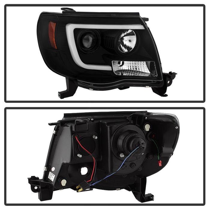 Spyder Auto 5084514 Projector Headlights; Light Bar DRL; Version 2; Black; - Truck Part Superstore