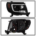 Spyder Auto 5084514 Projector Headlights; Light Bar DRL; Version 2; Black; - Truck Part Superstore