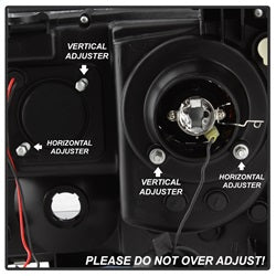 Spyder Auto 5084514 Projector Headlights; Light Bar DRL; Version 2; Black; - Truck Part Superstore