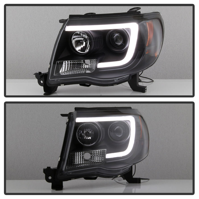 Spyder Auto 5084514 Projector Headlights; Light Bar DRL; Version 2; Black; - Truck Part Superstore