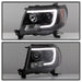 Spyder Auto 5084514 Projector Headlights; Light Bar DRL; Version 2; Black; - Truck Part Superstore