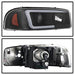 Spyder Auto 5084521 Projector Headlights; Light Bar DRL; Version 2; Black; - Truck Part Superstore