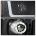 Spyder Auto 5084521 Projector Headlights; Light Bar DRL; Version 2; Black; - Truck Part Superstore