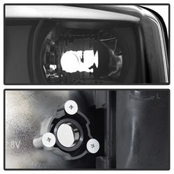 Spyder Auto 5084521 Projector Headlights; Light Bar DRL; Version 2; Black; - Truck Part Superstore