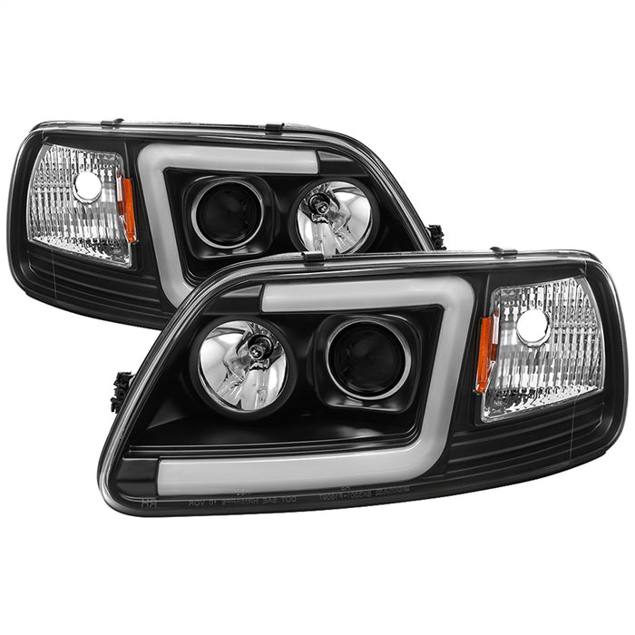 Spyder Auto 5084538 Projector Headlights; Light Bar; Black; - Truck Part Superstore