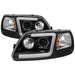 Spyder Auto 5084538 Projector Headlights; Light Bar; Black; - Truck Part Superstore