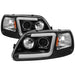 Spyder Auto 5084538 Projector Headlights; Light Bar; Black; - Truck Part Superstore