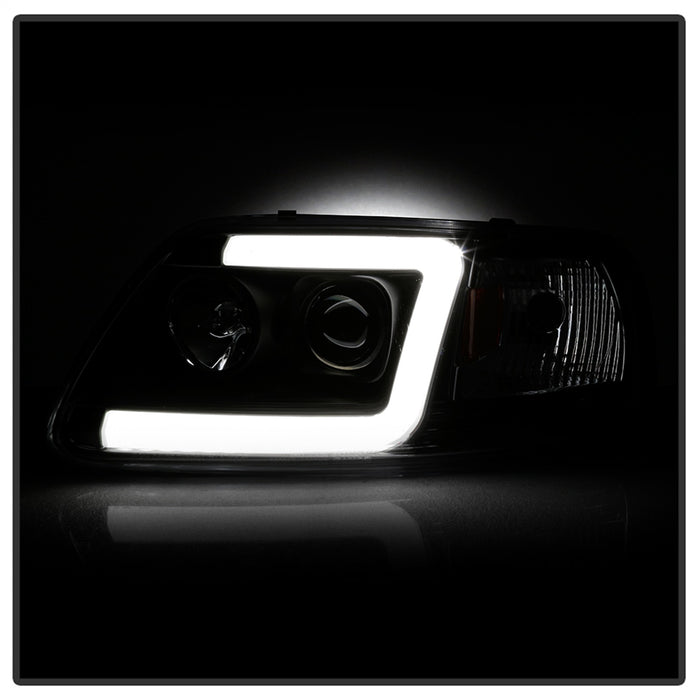 Spyder Auto 5084538 Projector Headlights; Light Bar; Black; - Truck Part Superstore